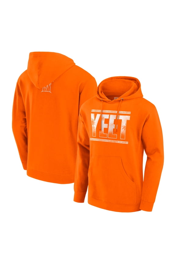 Men's Orange Jey Uso Yeet Pullover Hoodie