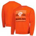 thumbnail image 1 of Men's  Orange Oklahoma State Cowboys Holiday Fleece Sweatshirt, 1 of 3
