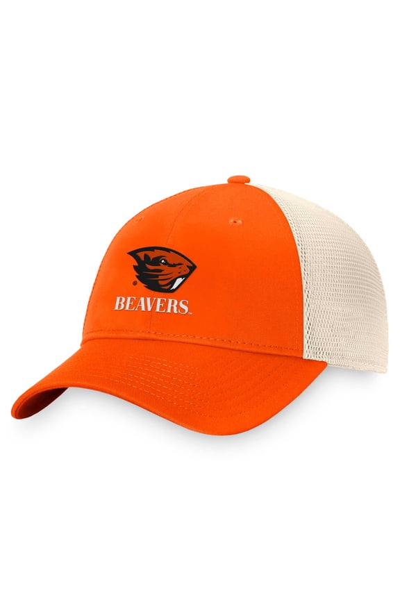 Men's Orange Oregon State Beavers Special Ops Trucker Adjustable Hat