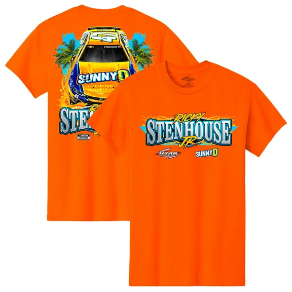 Men's Orange Ricky Stenhouse Jr. Sunny D Car T-Shirt