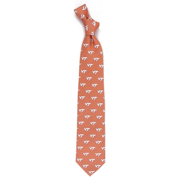 Men's Orange Virginia Tech Hokies Echo Woven Silk Tie