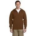 thumbnail image 1 of Men's Organic/Recycled Full-Zip Hooded Sweatshirt - LEGACY BROWN - S, 1 of 3