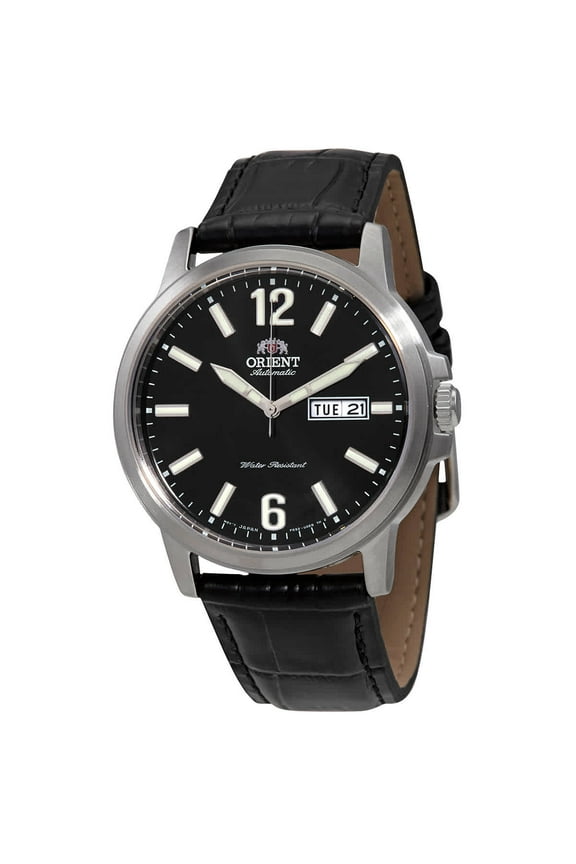 Contemporary Automatic Black Dial Men's Watch RA-AA0C04B19B