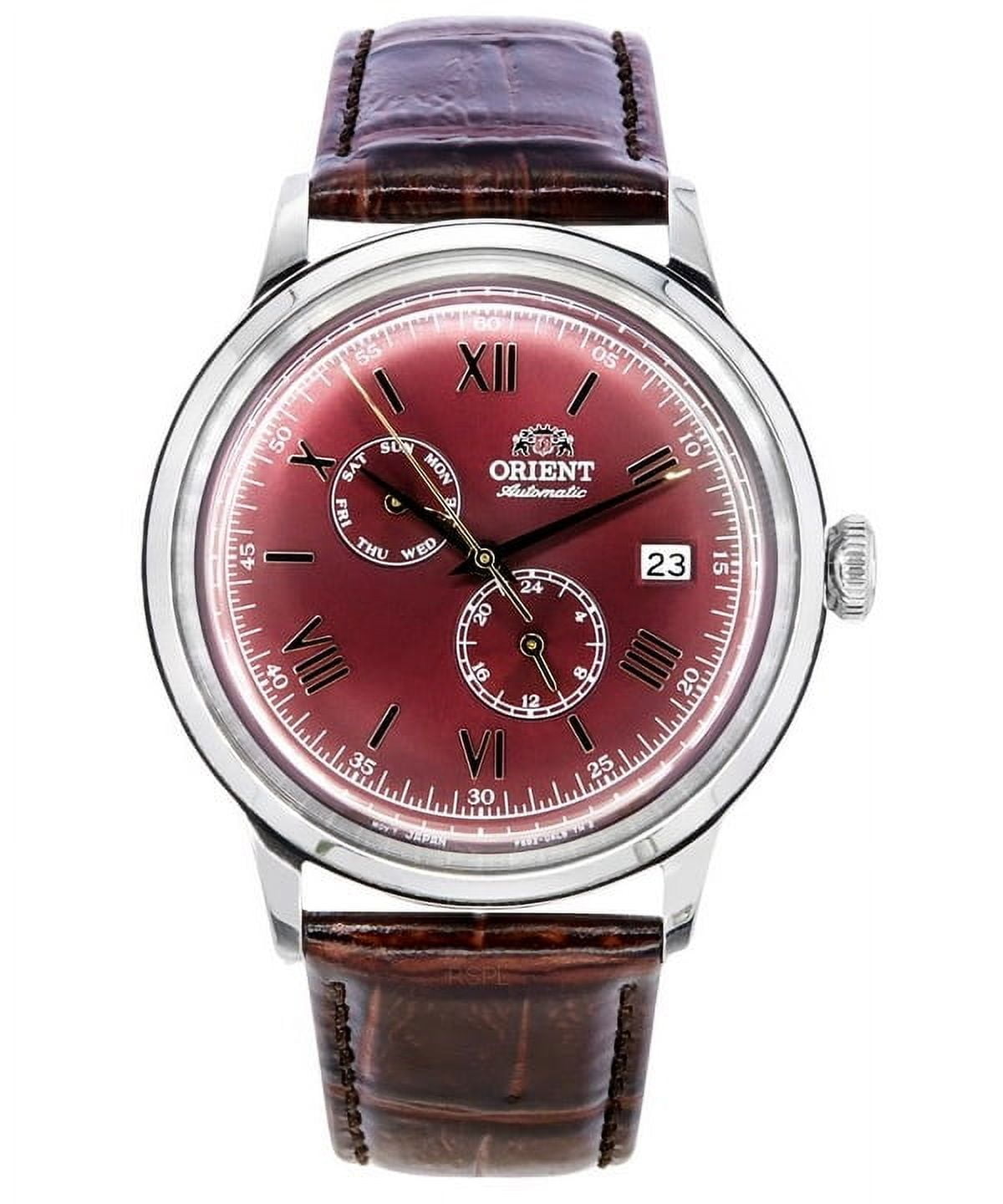 Bambino GMT Automatic Bordeaux Dial Men's Watch RA-AK0705R10B