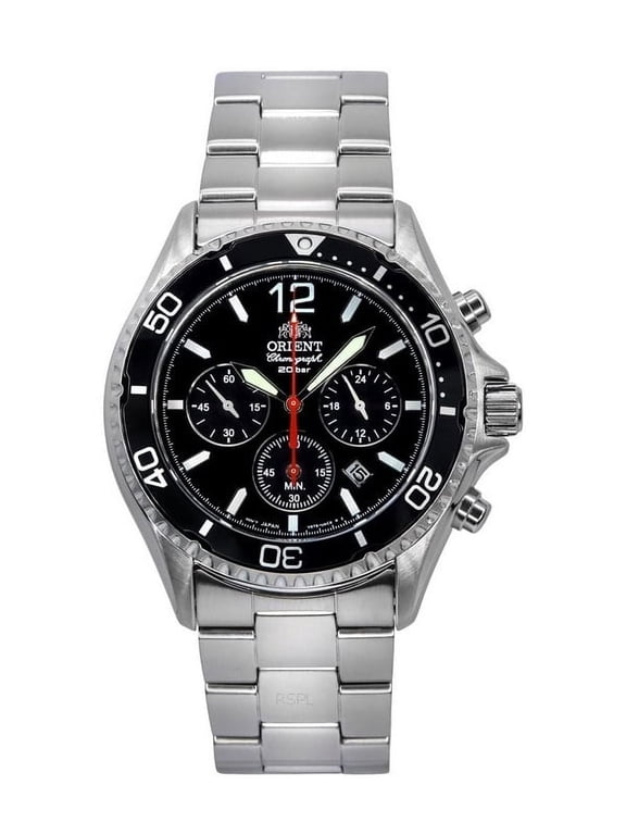 Sports Solar Powered Chronograph Black Dial Men's Watch RA-TX0202B10B