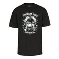 thumbnail image 1 of Men's Original American Rider Skull Short-Sleeve T-Shirt - Black - 3X-Large, 1 of 1