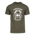 thumbnail image 1 of Men's Original American Rider Skull Short-Sleeve T-Shirt - Olive - Large, 1 of 1