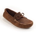 thumbnail image 1 of Minnetonka Men's Original Cowhide Driving Moccasin,Brown Ruff,11.5 M US, 1 of 5