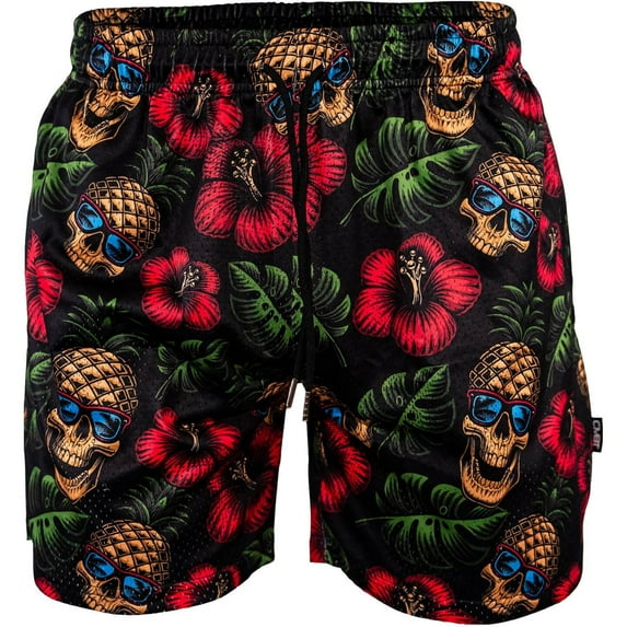 Combat Iron Men's Original Mesh Lifestyle Shorts | 5" M / Pineapple Express