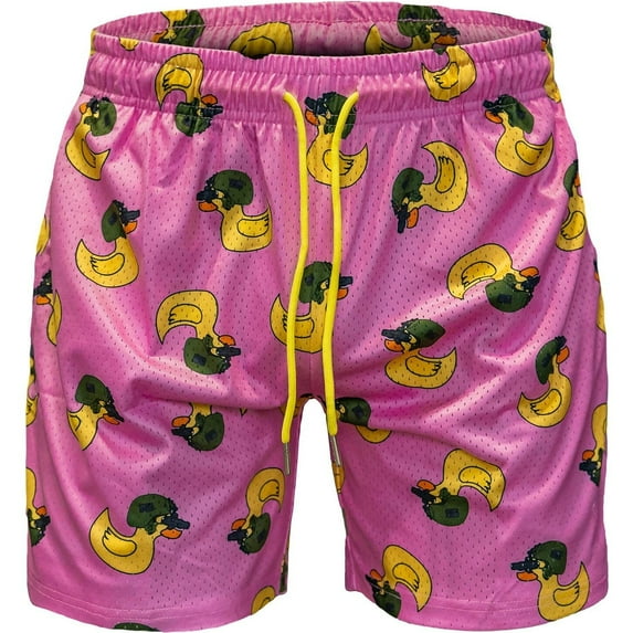 Combat Iron Men's Original Mesh Lifestyle Shorts | 5" Xl / Tactiduck Pink