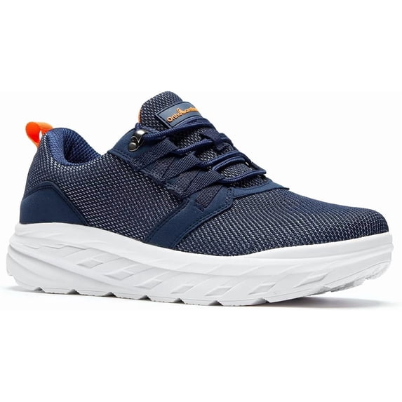 Men's Orthopedic Wide Walking Shoes: Comfortable Fashion Sneakers with Arch Support, Casual Tennis Work Sports Shoes