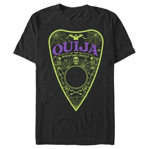 Men's Ouija Halloween Planchette  Graphic Tee Black 3X Large