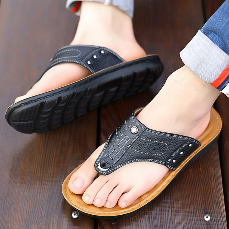 Mens outdoor flip flops clearance