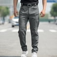 thumbnail image 1 of Men's Outdoor Cargo Hiking Pants Lightweight Waterproof Quick Dry Tactical Pants Nylon Spandex Gray XXXL, 1 of 7