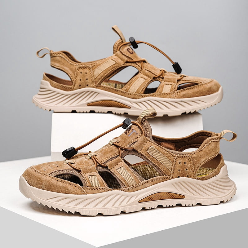 Men's Outdoor Closed-Toe Breathable Hiking Sandals