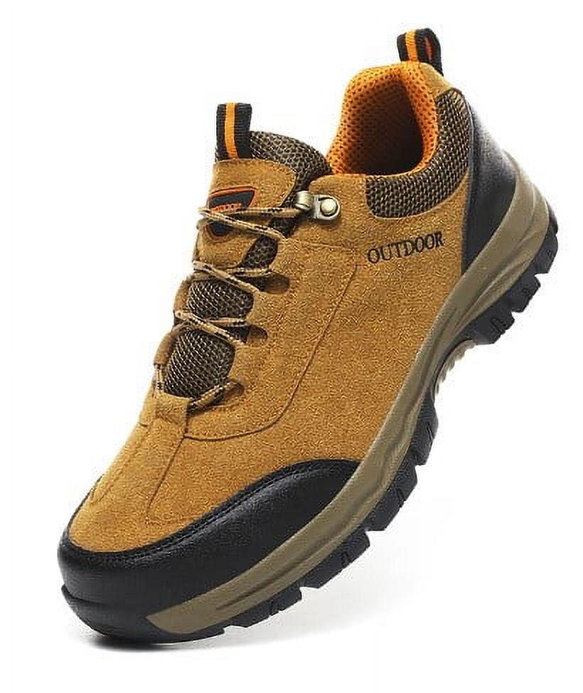 Men's Outdoor Hiking  Shoes,Waterproof Trailing Trekking Walking Shoe,Non Slip Comfortable Hike Climbing Sneakers