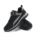 thumbnail image 1 of Foxlune; Men's Shoes Breathable Rotating Buckle Fashion Sneakers, Medium Width, Round Toe, Non-Slip,, 1 of 8