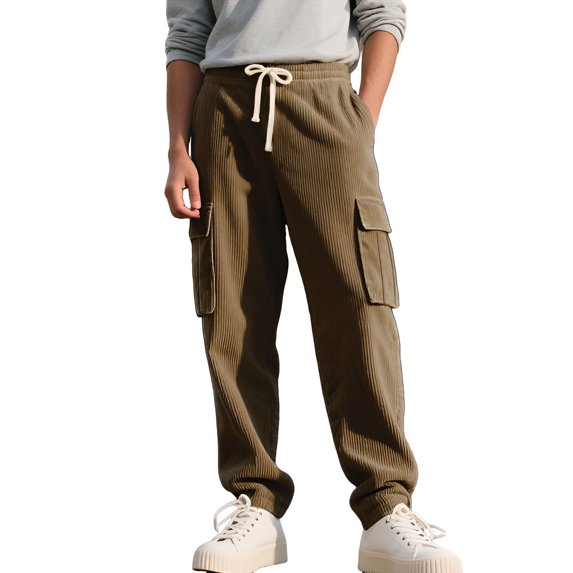 Men's Outdoor Leisure Loose Multiple Pockets Workwear Sports Trousers