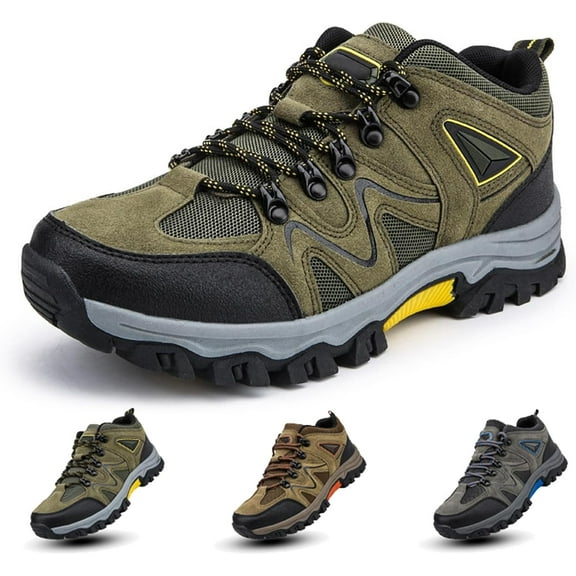 Men's Outdoor Lightweight Breathable   Hiking Shoes Comfortable Trekking Work Shoes for All Season