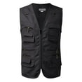 thumbnail image 1 of Men's Outdoor Multi-Pocket Fishing Vest - Polyester Mountaineering Photography Gear, Solid Color - XL-XXXXXL for Spring/Summer Adventures, 1 of 4