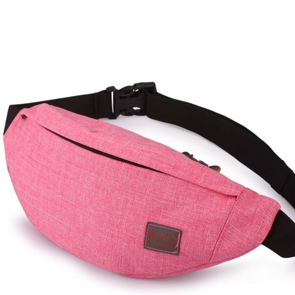 Men's Outdoor Multifunctional Leisure Chest Bag,Pink
