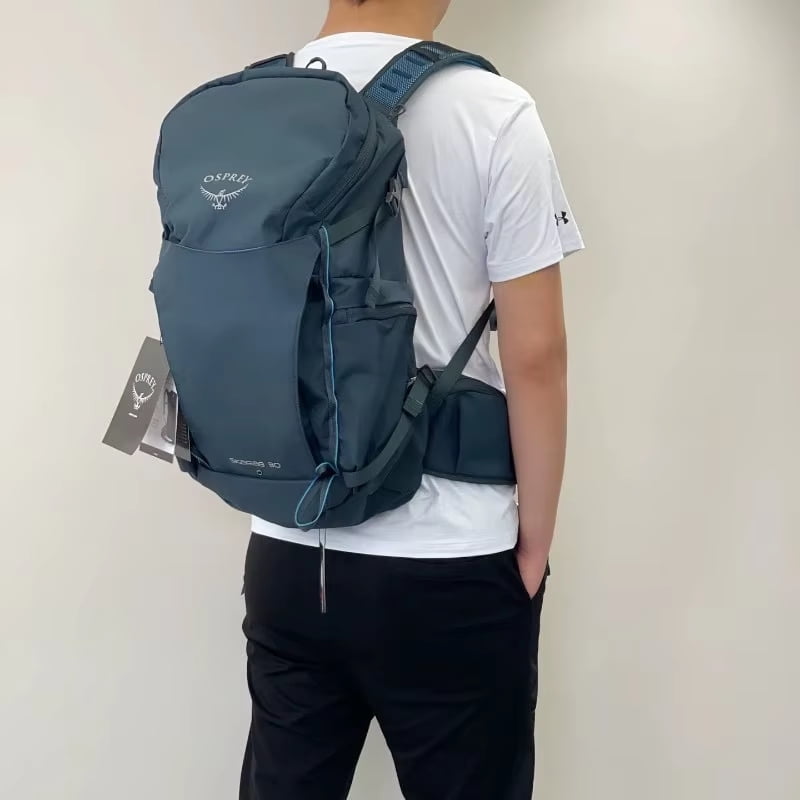 Men's Outdoor Packs Hiking Packs Hydration Blue 30L