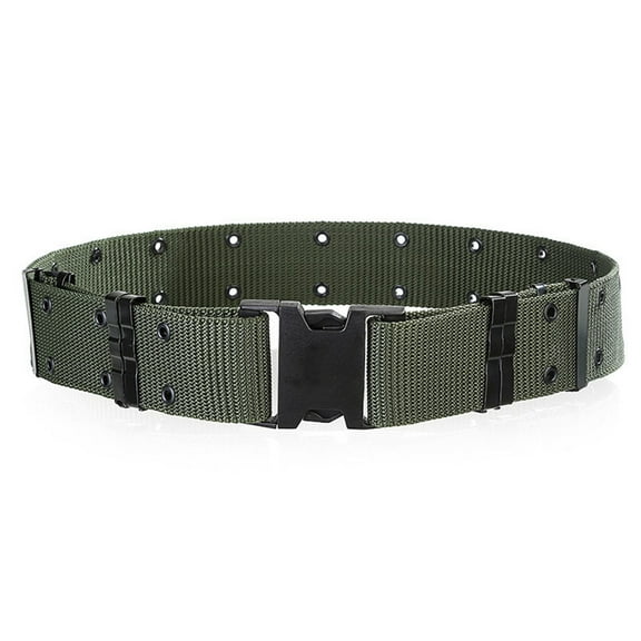 Men's Outdoor Sports Military Tactical Nylon Waistband Canvas Web Belt