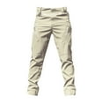 thumbnail image 1 of Men's Outdoor Tactical Pants Outdoor Waterproof Travel Pants Relaxed Fit Cargo Pants Lightweight Work Trousers with 9 Pockets khaki Large, 1 of 4