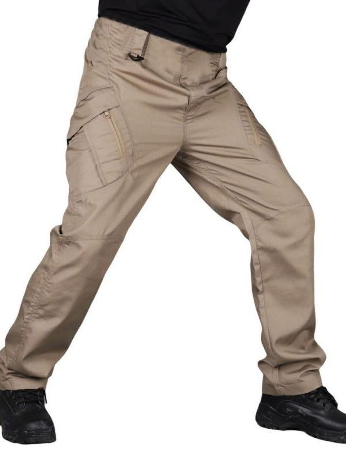 Surenow Mens Cargo Pants Multi Pockets Slim Outdoor Hiking Pants Tactical  Pants Lightweight Casual Work Ripstop Pants for Men