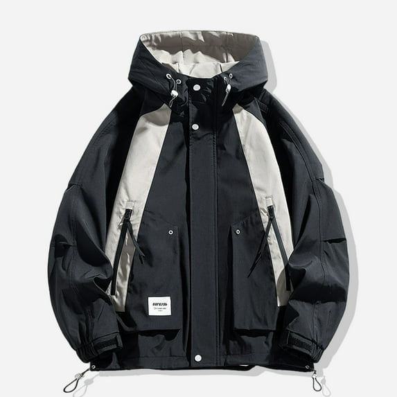 Men's Outdoor Waterproof Soft Shell Hooded Military Tactical Jacket Fashion Casual Plus Size Hardshell Long Sleeved Hooded Casual Coat/jacket