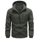Men’s Outdoor Waterproof Windproof Hiking Jacket, Mountain Rain Shell ...