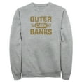 thumbnail image 1 of Men's Outer Banks Distressed Logo Sweatshirt Athletic Heather 3X Large, 1 of 4