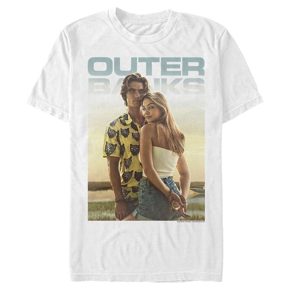 Men's Outer Banks John B and Sarah Graphic Tee White 3X Large