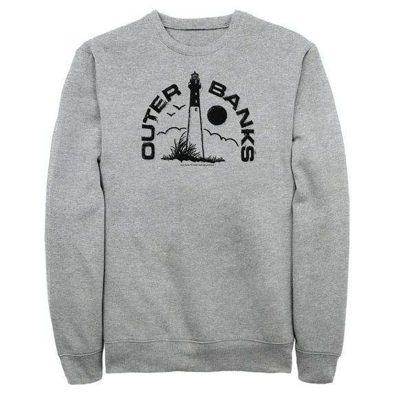 Men's Outer Banks Lighthouse Logo Sweatshirt Athletic Heather Small