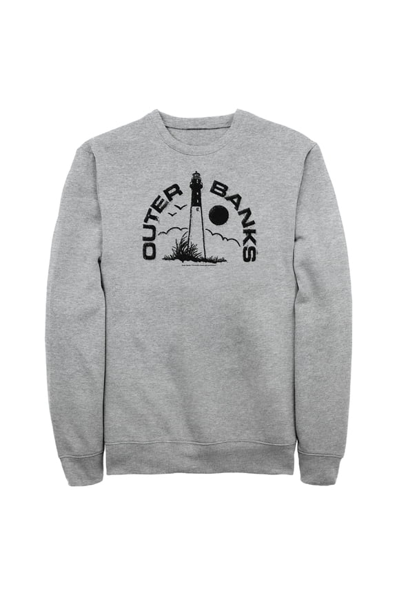 Men's Outer Banks Lighthouse Logo Sweatshirt Athletic Heather X Large