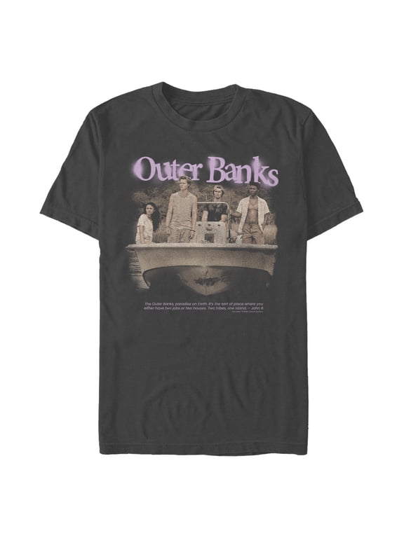 Men's Outer Banks Paradise On Earth Distressed Graphic T-Shirt