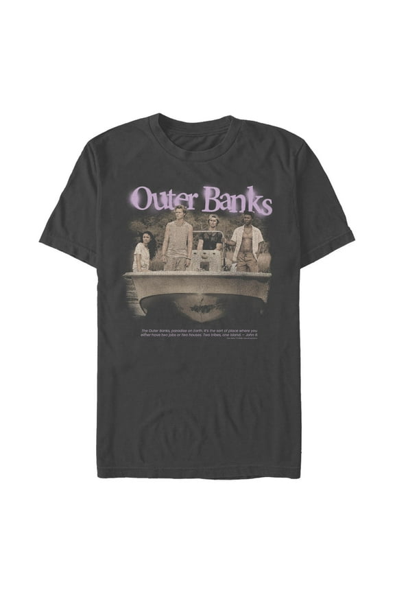 Men's Outer Banks Paradise On Earth Distressed Graphic T-Shirt