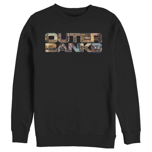 Men's Outer Banks Photo Logo Sweatshirt Black Medium
