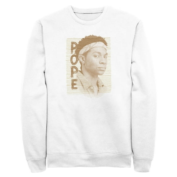 Men's Outer Banks Pope Portrait Sweatshirt White 3X Large