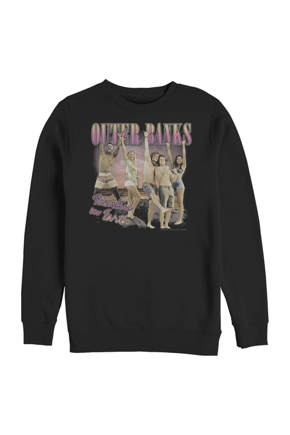Men's Outer Banks Retro Squad Sweatshirt Black X Large