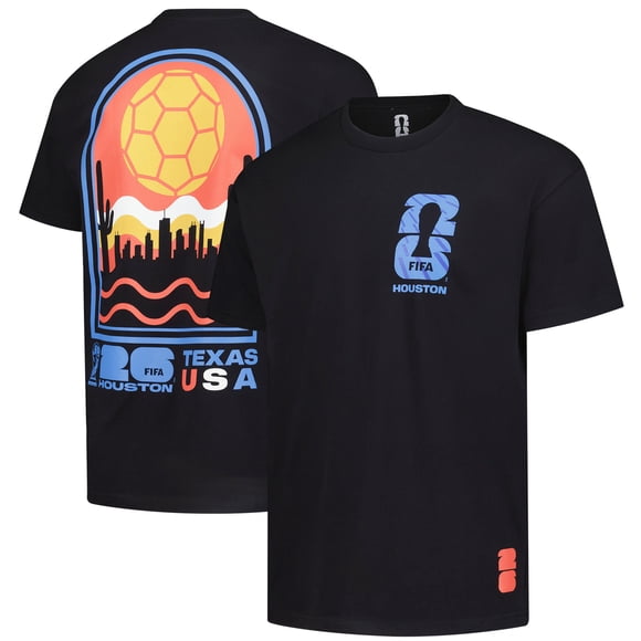 Men's Outerstuff Black 2026 FIFA World Cup Houston Host City Local Oversized T-Shirt