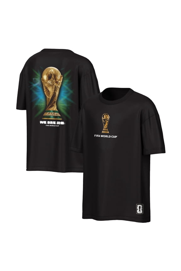 Men's Outerstuff Black 2026 FIFA World Cup Trophy Oversized T-Shirt