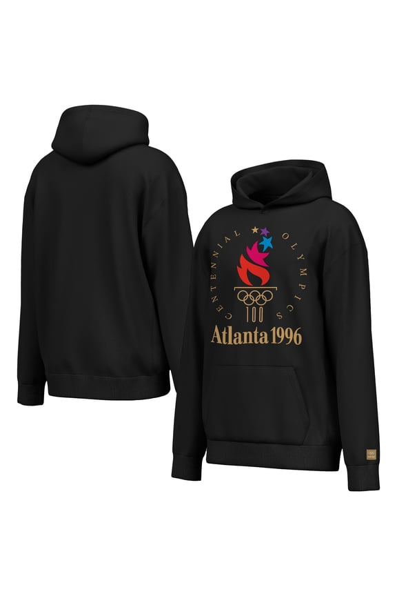 Men's Outerstuff Black Atlanta 1996 Summer Olympics Centennial Emblem Hoodie