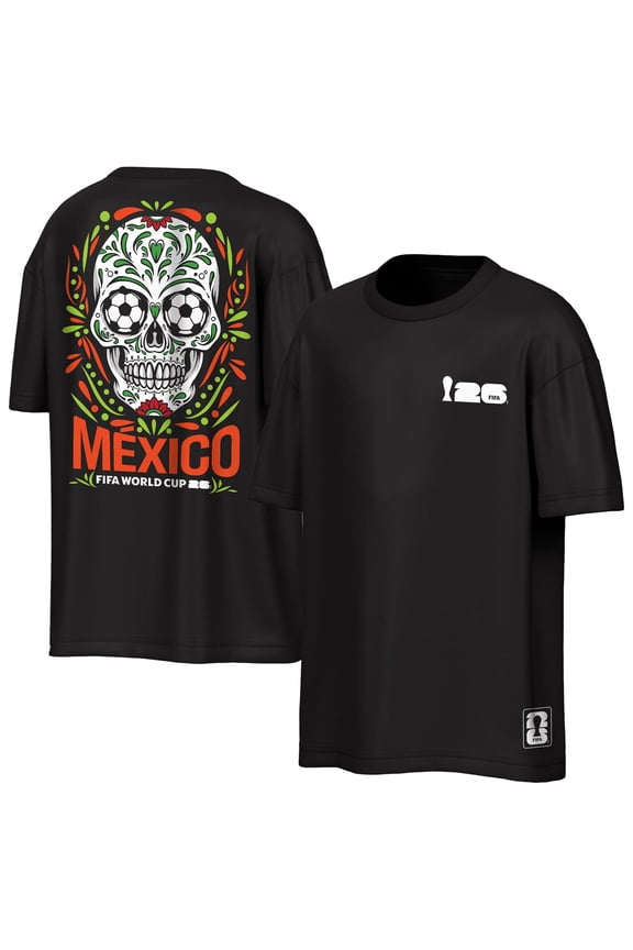 Men's Outerstuff Black Mexico FIFA World Cup 2026 Rally Oversized T-Shirt