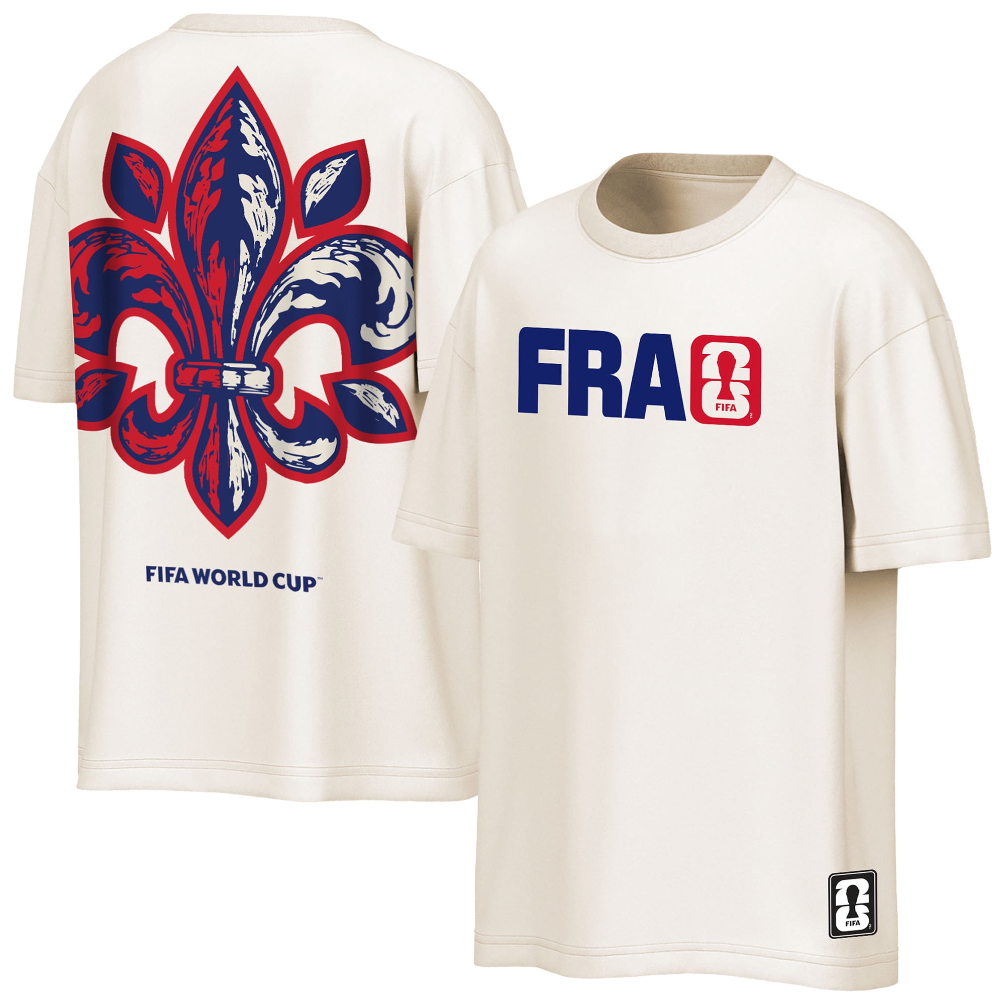 Men's Outerstuff Cream France FIFA World Cup 2026 Livery Oversized