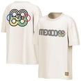 thumbnail image 1 of Men's Outerstuff  Cream Mexico 1968 Summer Olympics Emblem T-Shirt, 1 of 3