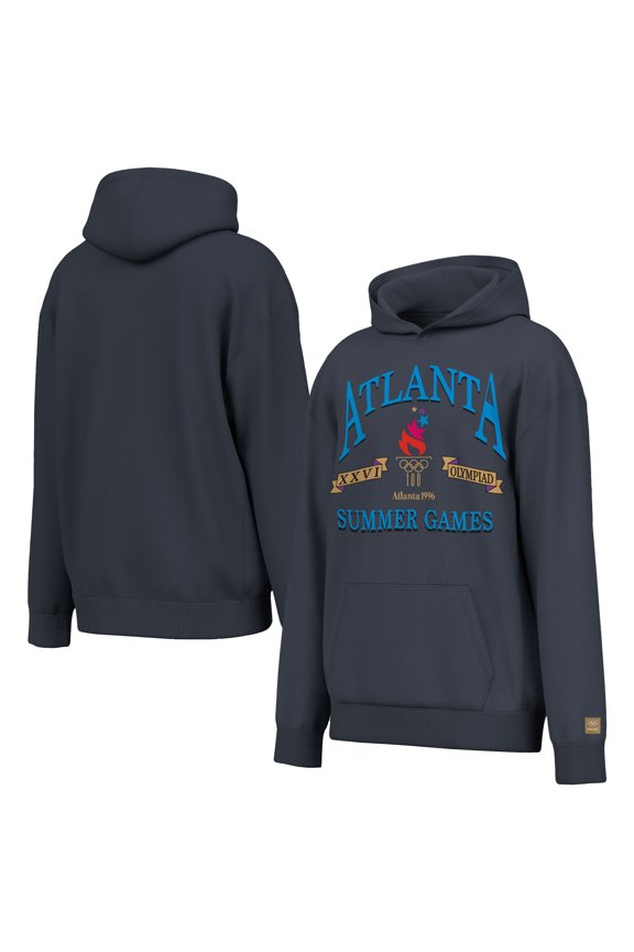 Men's Outerstuff  Gray Atlanta 1996 Summer Olympics Collegiate Presence Hoodie