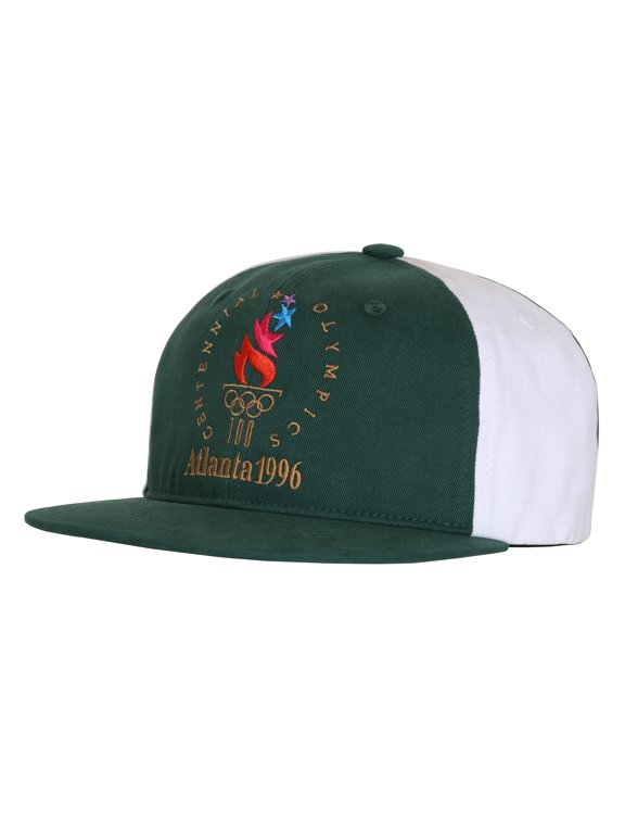 Men's Outerstuff Green/White Atlanta 1996 Summer Olympics Snapback Hat