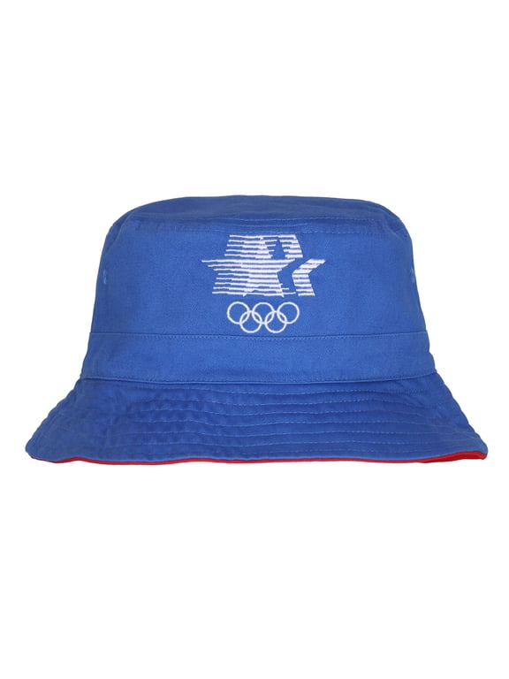 Men's Outerstuff Royal Los Angeles 1984 Summer Olympics Reversible Bucket Hat
