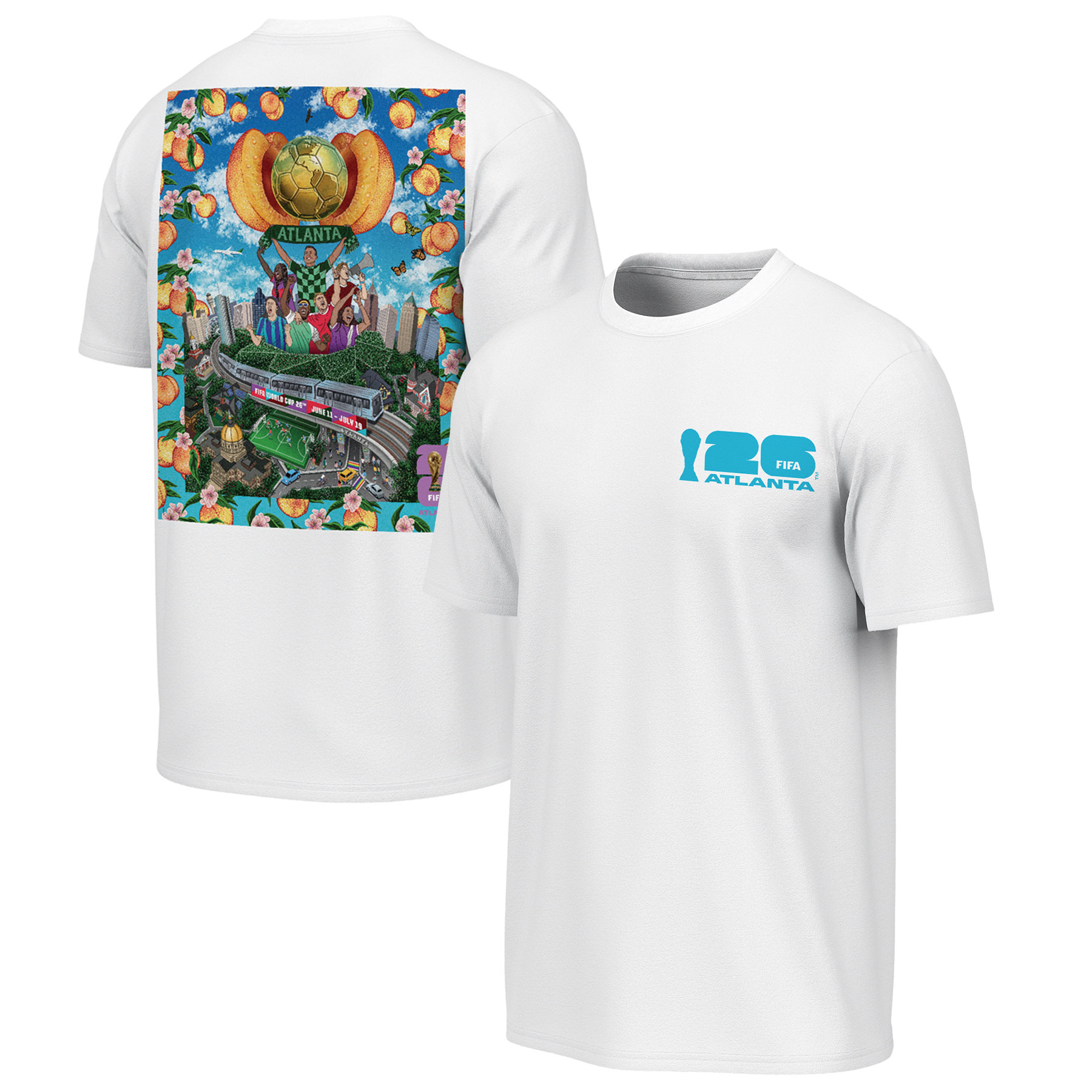 Men's Outerstuff White 2026 FIFA World Cup Atlanta Host City